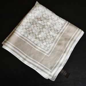 COACH Signature Silk Scarf